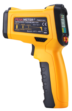 Дистанционный измеритель температуры (пирометр) PeakMeter PM6530C купить по низкой цене | МАКСПРОФИТ