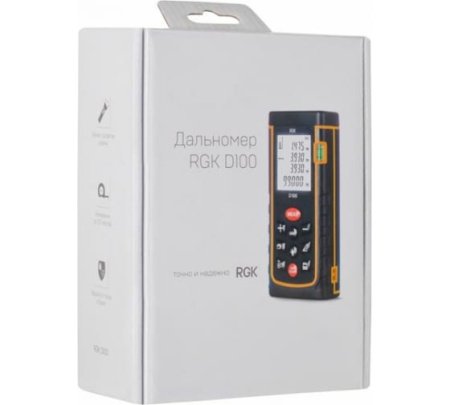 Лазерная рулетка RGK D100 купить по низкой цене | МАКСПРОФИТ