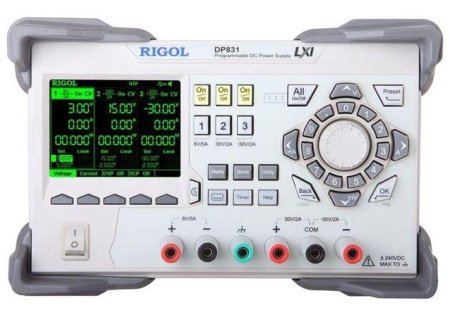 Источник питания постоянного тока лабораторный программируемый трехканальный RIGOL DP831 купить по низкой цене | МАКСПРОФИТ