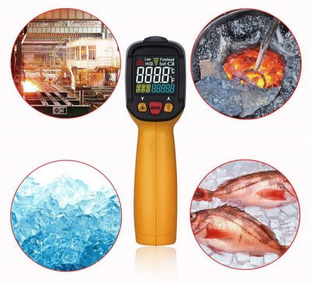 Дистанционный измеритель температуры (пирометр) PeakMeter PM6530B купить по низкой цене | МАКСПРОФИТ