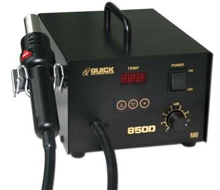 Паяльная станция термовоздушная Quick 850D ESD купить по низкой цене | МАКСПРОФИТ