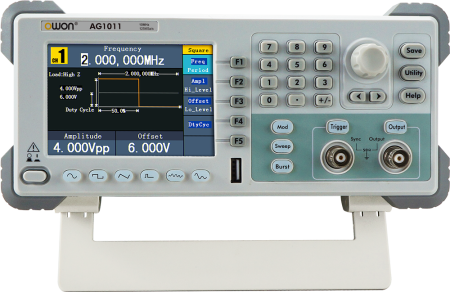 Универсальный DDS-генератор сигналов OWON AG1011 купить по низкой цене | МАКСПРОФИТ