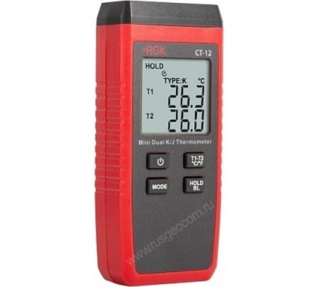 Термометр RGK CT-12 с погружным зондом температуры TR-10W купить по низкой цене | МАКСПРОФИТ