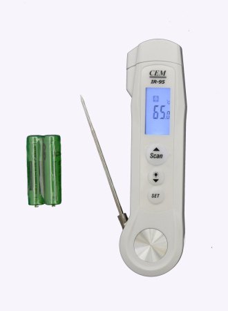 CEM IR-95 Термометр профессиональный цифровой + инфракрасный пирометр купить по низкой цене | МАКСПРОФИТ