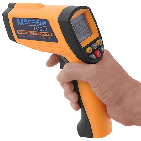 Измеритель температуры лазерный (пирометр) МЕГЕОН 161650 купить по низкой цене | МАКСПРОФИТ