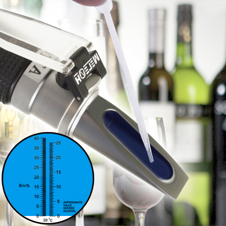 Рефрактометр для вина МЕГЕОН 72021 купить по низкой цене | МАКСПРОФИТ