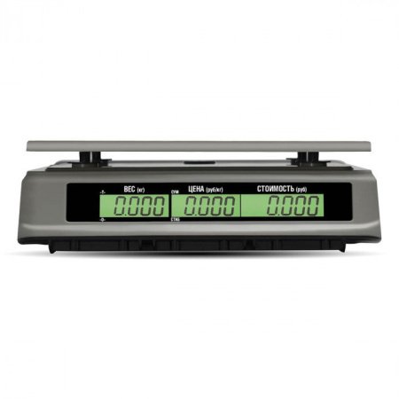 Торговые настольные весы M-ER 328 AC-32.5 "TOUCH-M" LCD RS232 и USB с поверкой купить по низкой цене | МАКСПРОФИТ